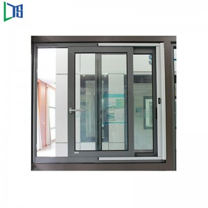 Finestre scorrevoli in alluminio o finestre impilatrici con rivestimento in polvere per edifici industriali e commerciali