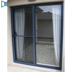 Porta in alluminio temperato per porta commerciale Starcker porta in vetro temperato per porta d'ingresso in alluminio